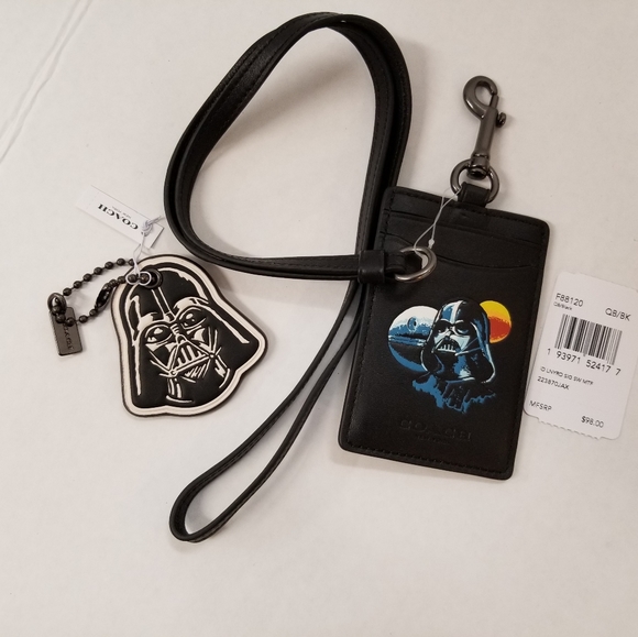 Coach Accessories - COACH STAR WARS LANYARD DARTH VADER CHARM KEYCHAIN